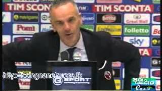 Bologna FC 1909 12/05/2013 Parma - Bologna 0-2 Pioli in sala stampa