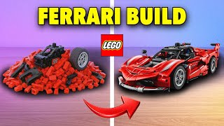 Building the LEGO Technic Ferrari FXX K (Asphalt Legends Unite)