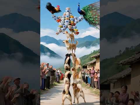 Dogs funny dance #funny #cutecreations #funnyanimals #cute #funnycreatures #creativecreation