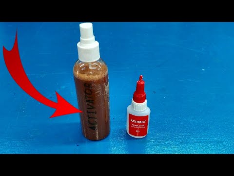 Free and powerful superglue activator! Gluing is 100 times faster