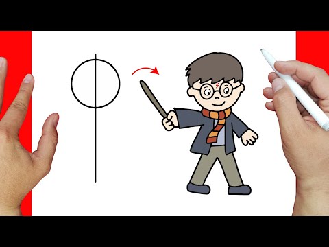 Truco para Dibujar a Harry Potter Facilmente | Dibujos fáciles