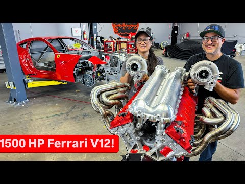 DailyDrivenExotics: Ferrari Engine Upgrade for 1500 HP Goal