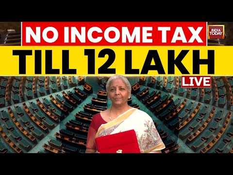 Budget 2025 LIVE: No Income Tax Till 12 Lakhs Income | Nirmala Sitharaman  On Income Tax |