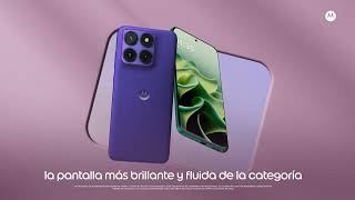 motorola edge 70 fusion + | imágenes más fluidas y brillantes en una pantalla quad-curve