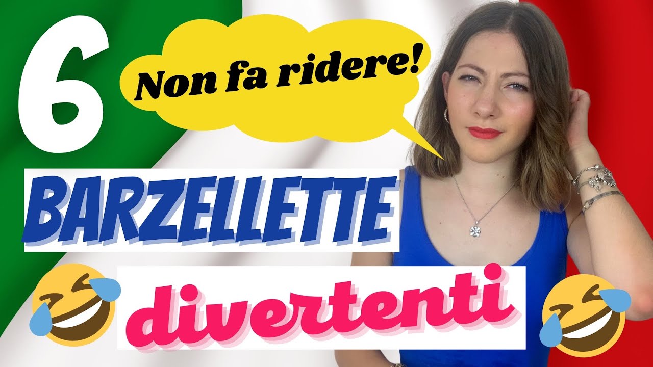 Il SENSO dell'UMORISMO in Italiano: 6 barzellette con spiegazione!