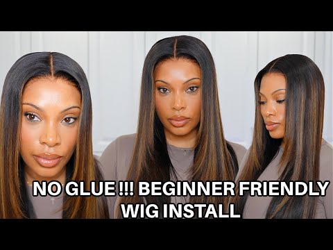 NO GLUE!!!! BEGINNER FRIENDLY  PRE EVERYTHING WIG INSTALL