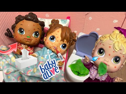 NEW Baby alive crib life dolls are Sick and throw up! 🤮