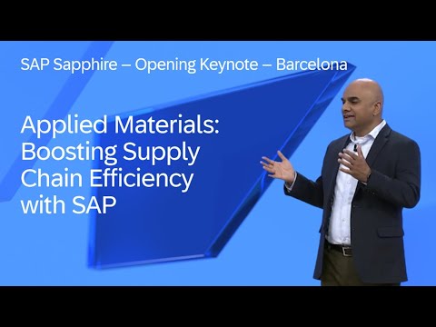 Applied Materials: Boosting Supply Chain Efficiency | SAP Sapphire 2024