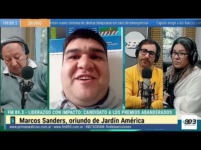 Tras perder su empleo en 2024, Marcos Sanders creó Gurises Sonríen, un proyecto solidario en Jardín América que transforma necesidades urgentes en acciones concretas. Recolecta útiles, abrigo y alimentos para familias vulnerables, con ayuda de un equipo diverso y comprometido. Ya fue nominado dos veces a los premios Abanderados y declarado de interés provincial. Un ejemplo de cómo la empatía puede organizarse y multiplicarse 💪👨‍👩‍👧‍👦.#SolidaridadQueInspira #MisionesUnida #GurisesSonríen✅ ¡Sintoniza la FM 89.3 para escuchar a Marcelo Giménez, Lodi Caballero junto a Ángel Miño en EL AIRE DE LAS MISIONES! 🗣️ Con sus voces y estilos únicos, te mantendrán entretenido e informado con noticias, música y entrevistas interesantes.Producción Patricia Flores.Operación Técnica: Nicky ZalazaGR