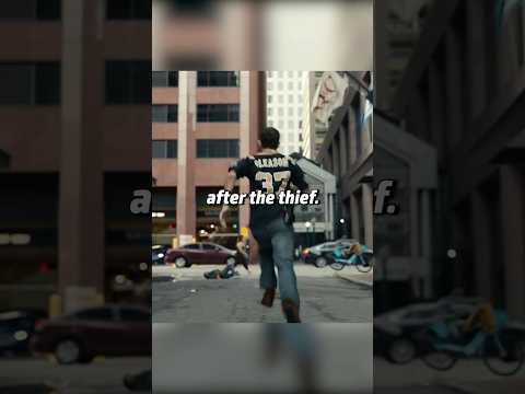 Thanks to the light bulb, he managed to catch the robber.(Project Power 2020)😳😅
