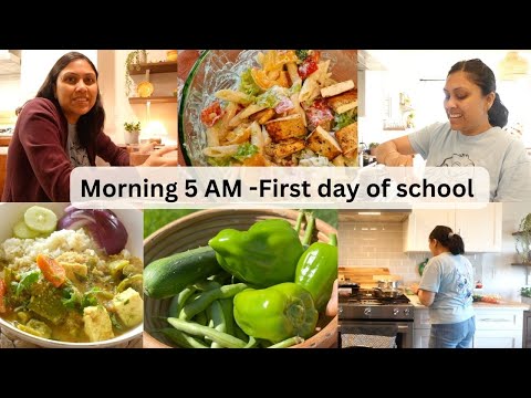 Morning 5 AM Vlog - First day of school in Edmonton - Why I am not doing job ??