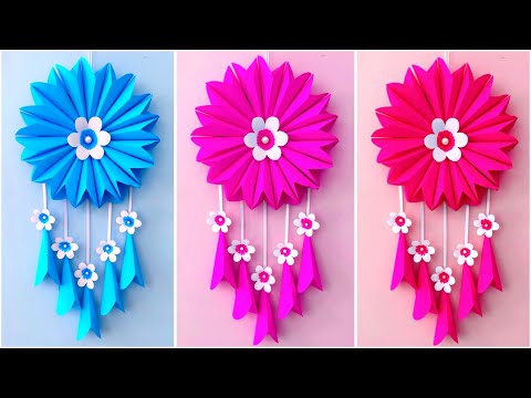 Easy and Quick Paper Wall Hanging Ideas / A4 sheet Wall decor / Cardboard  Reuse /Room Decor DIY