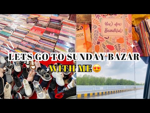 Lets go to Sunday bazar with me🤍🎀|Khawari ho gae🥺|Karachi situations in rain🌧️☔️😂|iqraw butt