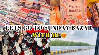 Lets go to Sunday bazar with me🤍🎀|Khawari ho gae🥺|Karachi situations in rain🌧️☔️😂|iqraw butt