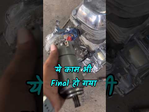 Old Bullet Engine Buffing or Paint Job || Old Model Bullet Restoration