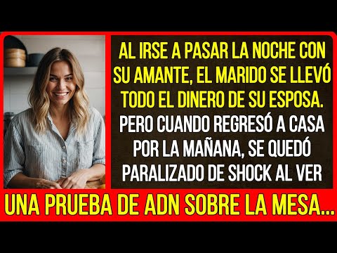 Al irse a pasar la noche con su amante, el marido se llevó todo el dinero de su esposa. Pero cuando