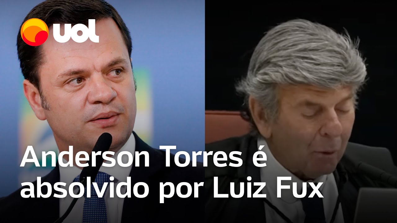 Luiz Fux vota pela absolvição total de Anderson Torres dos crimes de trama golpista veja a íntegra