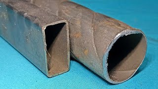 Лавочка из трубы своими руками
