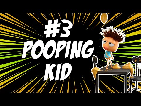 Pooping Kid Hilarious Animation Compilation | Vroplanet