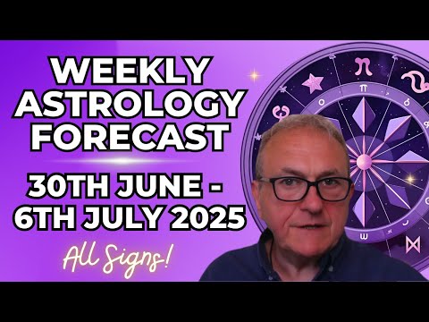 Weekly Astrology Forecast June 30 – July 6, 2025 | ALL SIGNS 💥 |  Planetary Overview