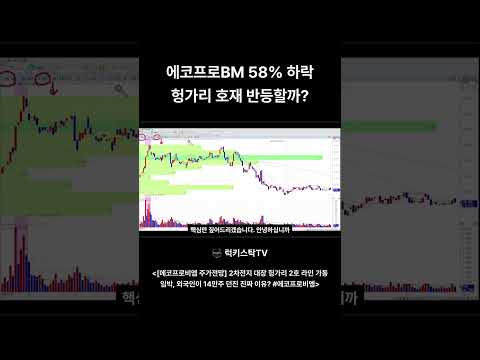 에코프로비엠 외국인이 던졌다, <strong>헝가리</strong> 2호 라인 가동 임박? #에코프로비엠 #shorts