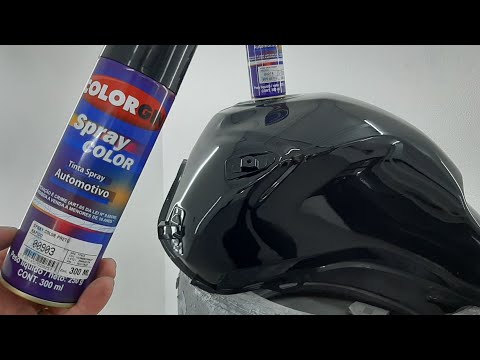 PINTANDO tanque com spray - passo a passo