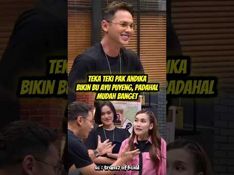 Teka Teki Pak Andika Bikin Bu Ayu Puyeng, Padahal Mudah Banget
