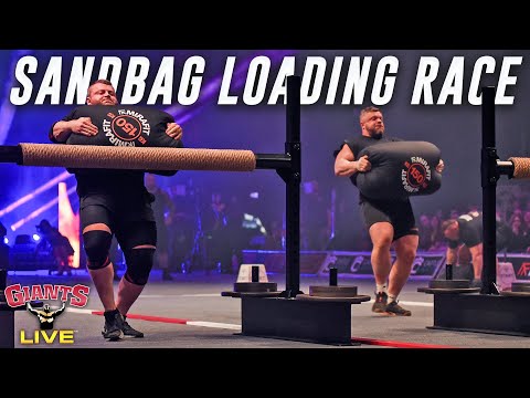 World's Strongest Men vs Three 150kg Sandbags! Britain's Strongest Man 2025