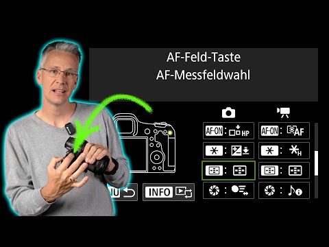 Tipp im Canon Menü: AF Feld Bereich auf Taste legen ( Canon R5 II )