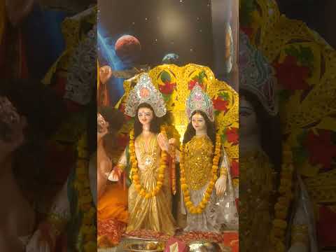 शशांक मिश्रा के यहां कब दुर्गा पूजा माता जी की मूर्ति पर लाइक सब्सक्राइब करिए माता जी के