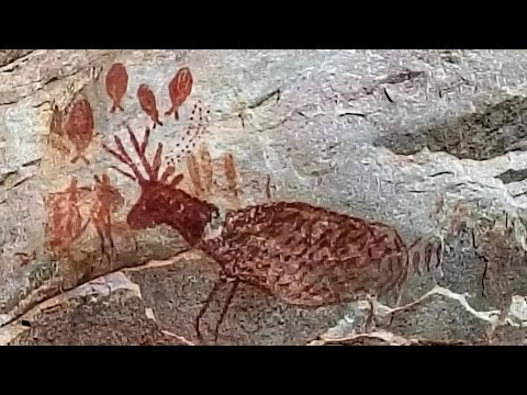 Fui visitar Pinturas rupestres 12 mil anos a.c#historia#povos antigos