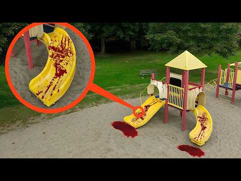 If you see Blood in This Haunted Playground, Run Away Fast! (It's not Safe)