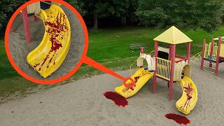 If you see Blood in This Haunted Playground, Run Away Fast! (It's not Safe)