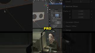 Beginner 🆚 Pro no Blender… olha isso 😳 #shorts
