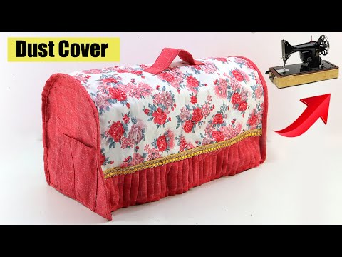 2 Sewing Machine Dust Cover making ideas at Home | DIY Sewing Machine Cover | Sonali's Creations