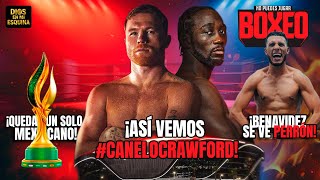 ¡Así vemos #CaneloCrawford! ¡Queda un solo MEXICANO! ¡Benavidez se ve perrón!