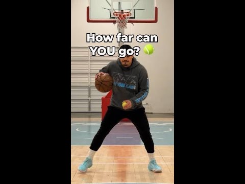 Tennis ball drills = better handles. 🎾🏀 #shorts