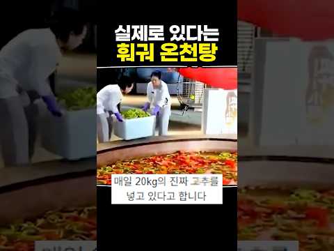 실제로 있다는 훠궈 온천탕