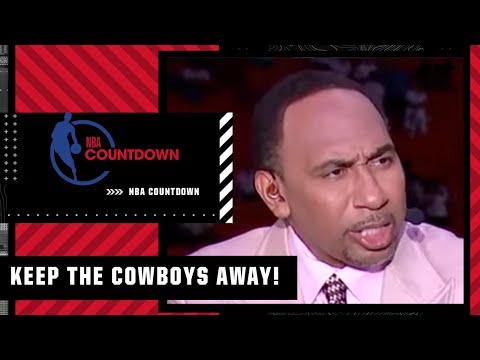 Keep the Dallas Cowboys away: They'll jinx the Mavericks! - Stephen A. Smith  | NBA Countdown video clip