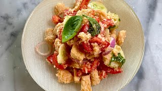 Panzanella Toscana Ricetta Povera di una Volta #live #panzanella #ricette