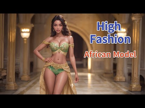 [Ai Journey] High Fashion [African Model]   #Ai저니 #HighFashion #HauteCouture #AfricanModel