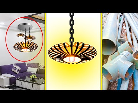 BISNIS TANPA MODAL Membuat lampu hias gantung dari pipa pvc bekas