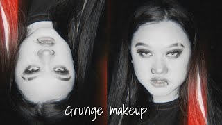 Grunge aesthetic makeup look 🖤 | Carmela Estrada