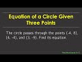 Circle Equations and Substitution Problems