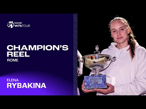 Rome champion Elena Rybakina's TOP points from another WTA 1000 title run in 2023! 🤌