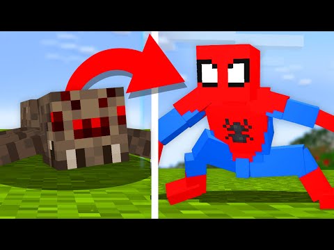 I Remade Every Mob into SUPER HEROES in Minecraft
