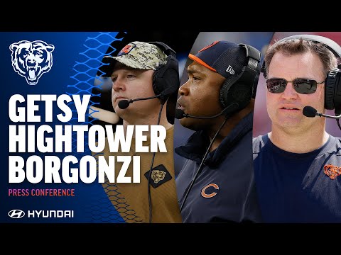 Getsy, Hightower, Borgonzi looking ahead to Week 11 |  Chicago Bears video clip