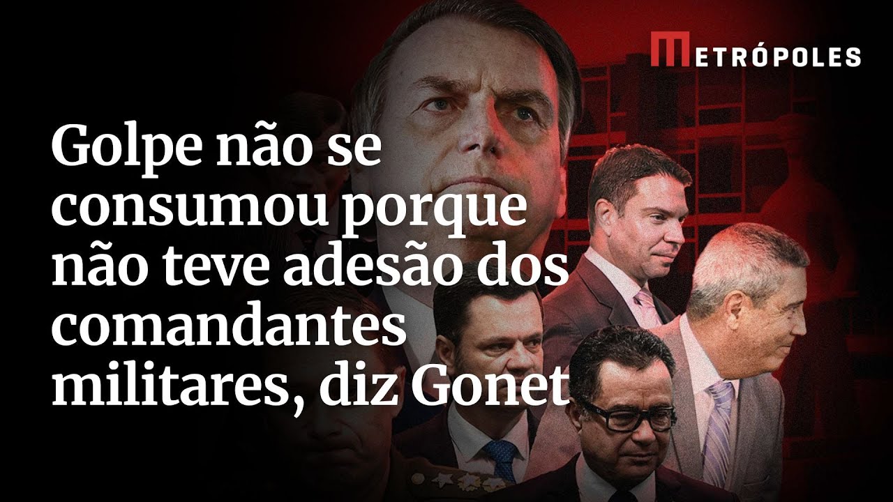 Golpe não se consumou porque não teve adesão dos comandantes militares diz Gonet