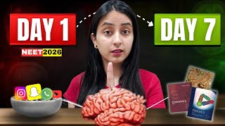 I Dare NEET 2026 Aspirants to take this 7 Days Challenge🔥 #neet #neet2026 #study #motivation