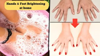 1 बार लगाने से ही दिखेगा फर्क - Hands and feet Brightening at home